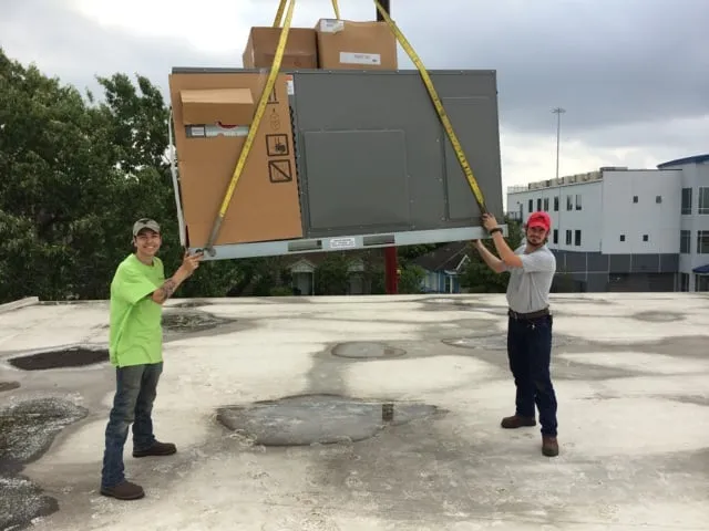 Slide of Day & Night AC & Heating