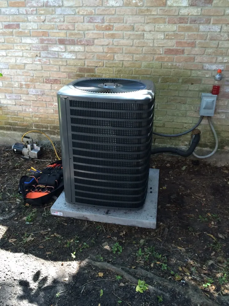 Slide of Day & Night AC & Heating