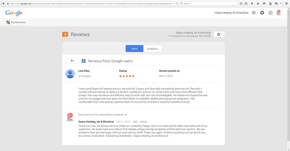 Slide of Dayco Heating & Air Conditioning