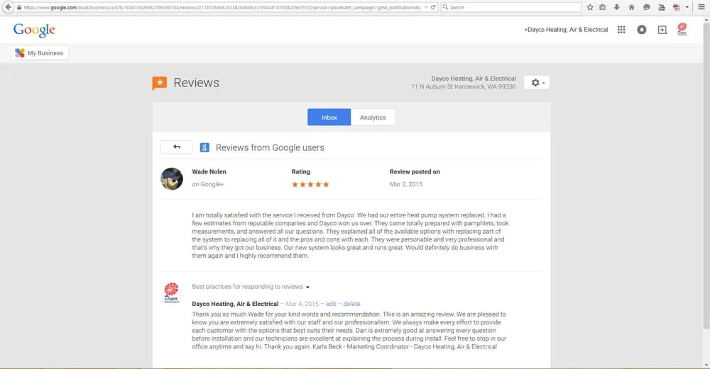 Slide of Dayco Heating & Air Conditioning