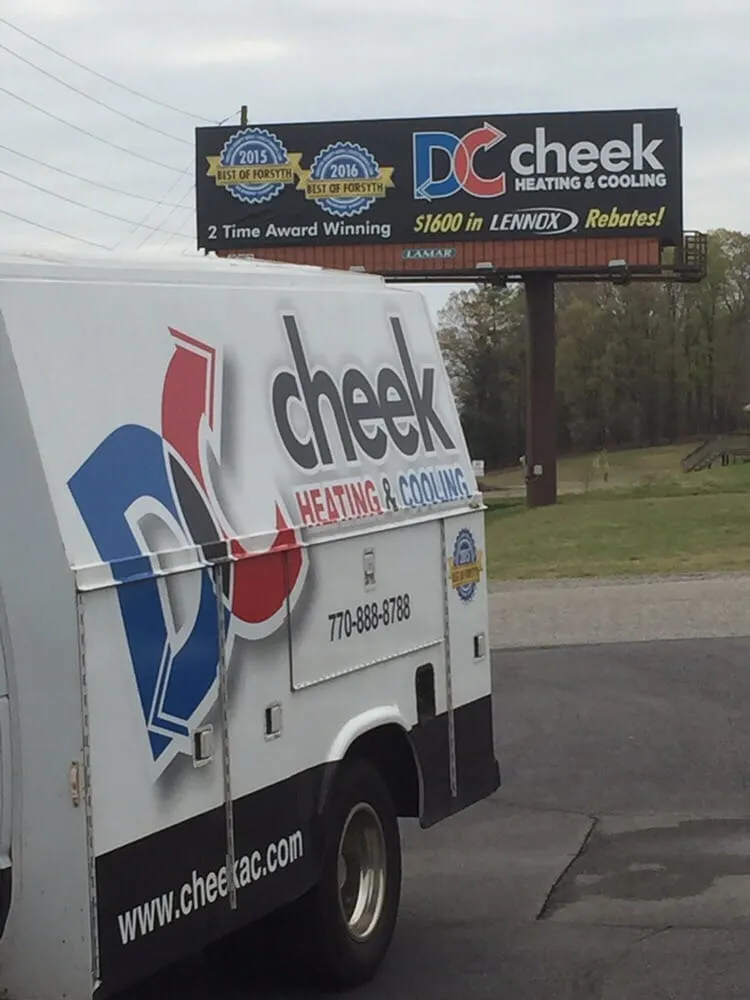 Slide of DC Cheek Heating, Cooling & Plumbing