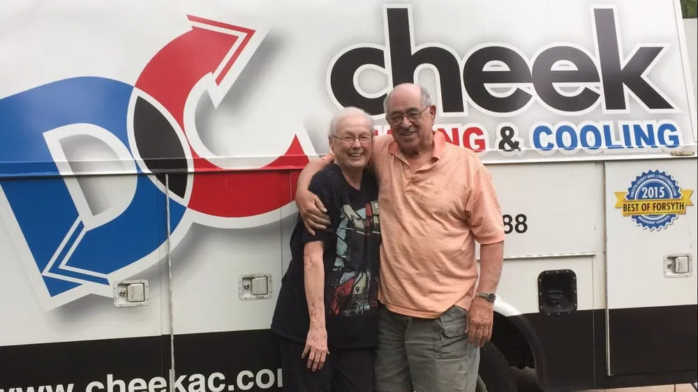 Slide of DC Cheek Heating, Cooling & Plumbing