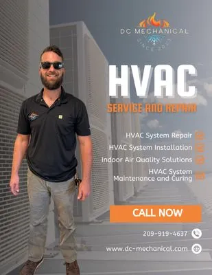 DC Mechanical Heating And Air Logo