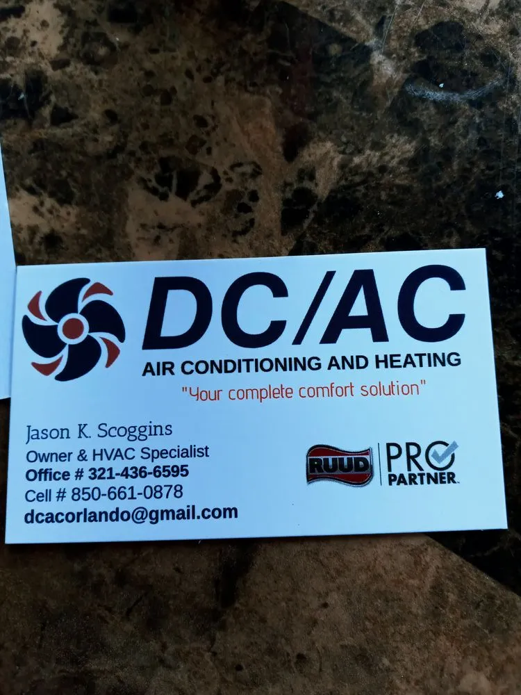 Slide of DC/AC Air Conditioning and Heating