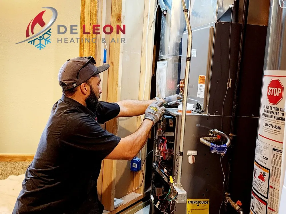 Slide of De Leon Heating and Air