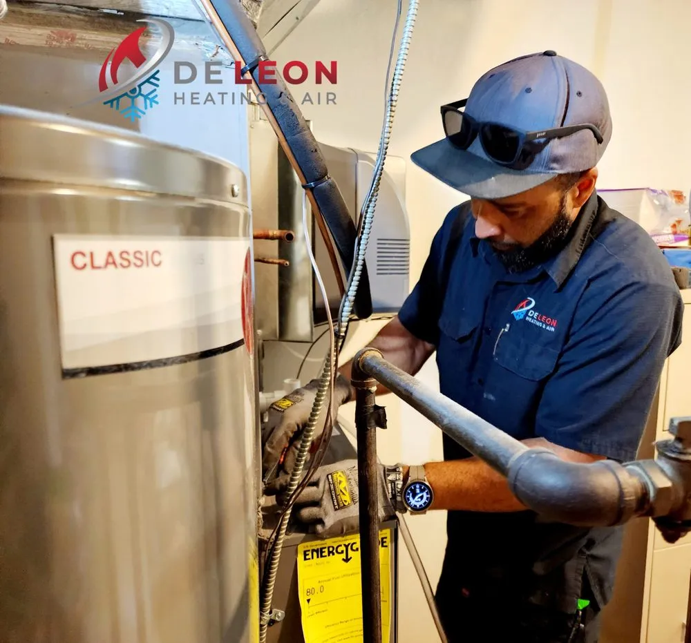 Slide of De Leon Heating and Air