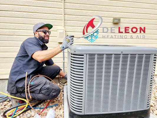 De Leon Heating and Air Logo