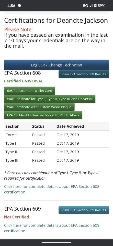 Slide of Deandte's Handy Service