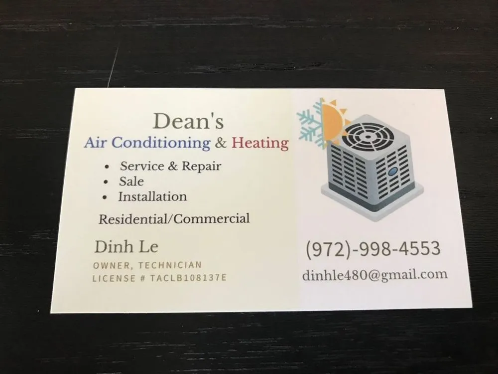 Slide of Dean's Air Conditioning & Heating