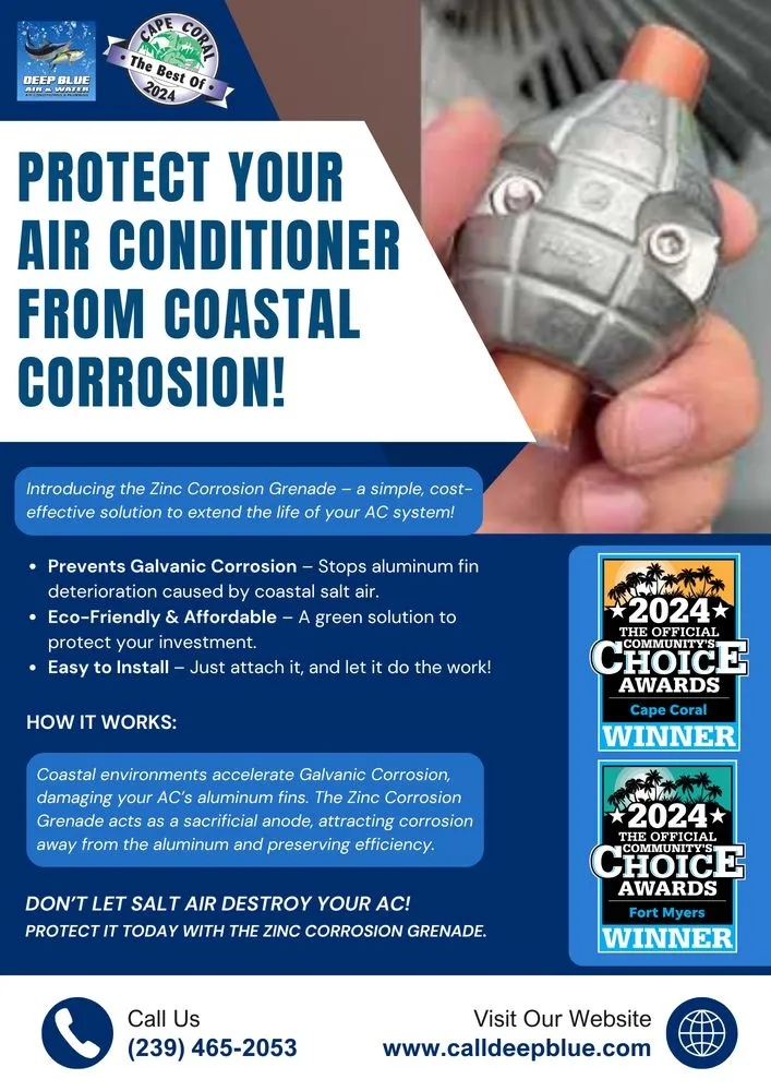 Slide of Deep Blue Air and Water