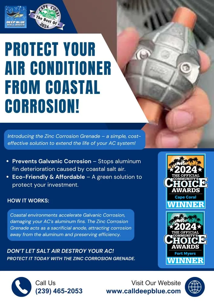 Slide of Deep Blue Air and Water