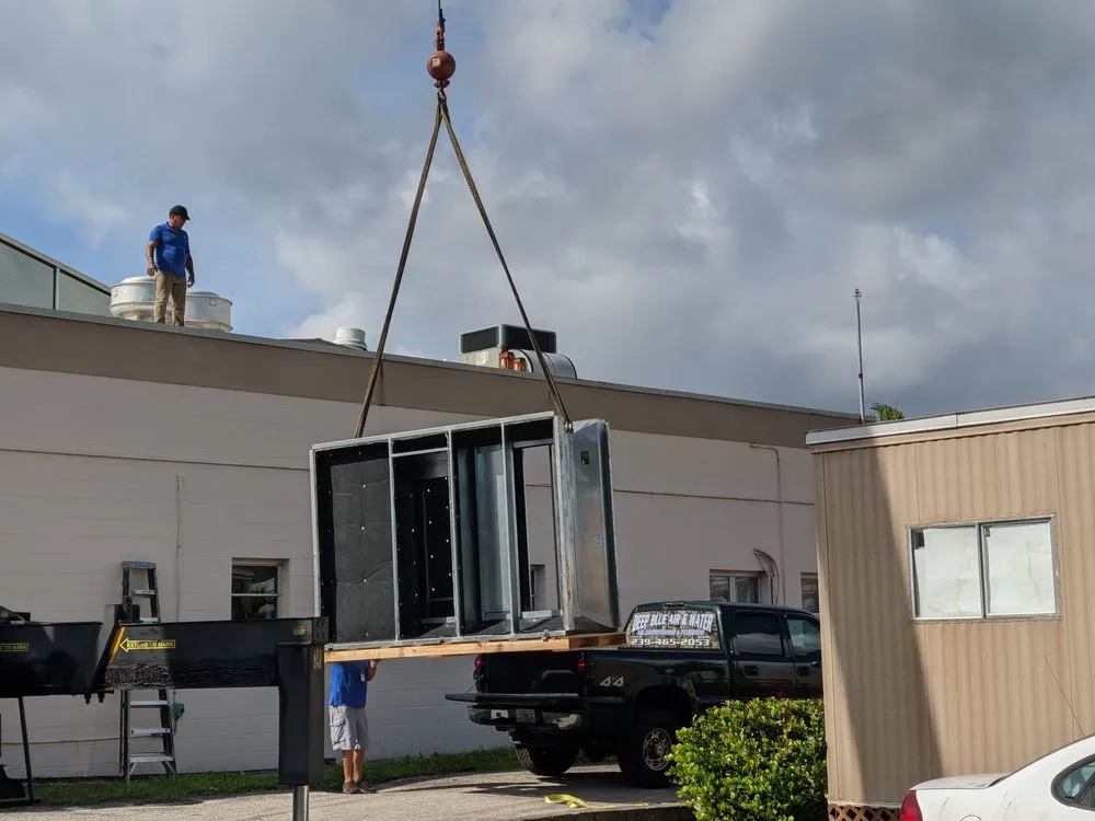 Slide of Deep Blue Air and Water