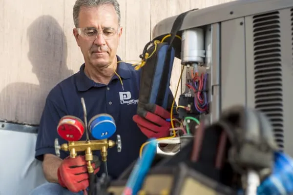 Degenhardt Heating And Cooling Logo