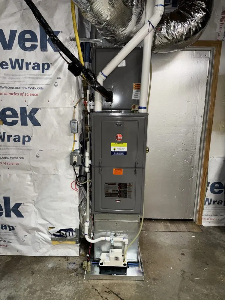 Slide of Degree Above Heating and Air