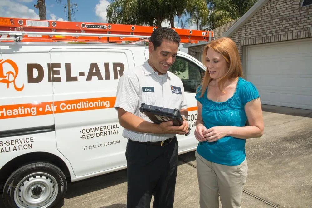 Slide of Del-Air Heating, Air Conditioning and Plumbing