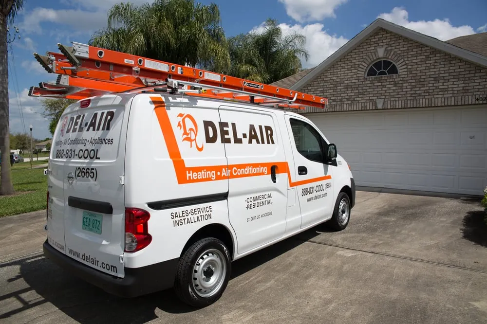 Slide of Del-Air Heating, Air Conditioning, Plumbing and Electrical
