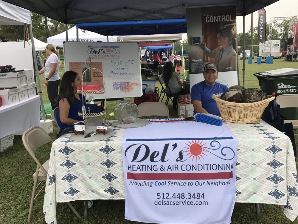 Slide of Del's Heating & Air Conditioning