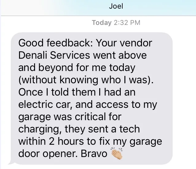 Slide of Denali Services