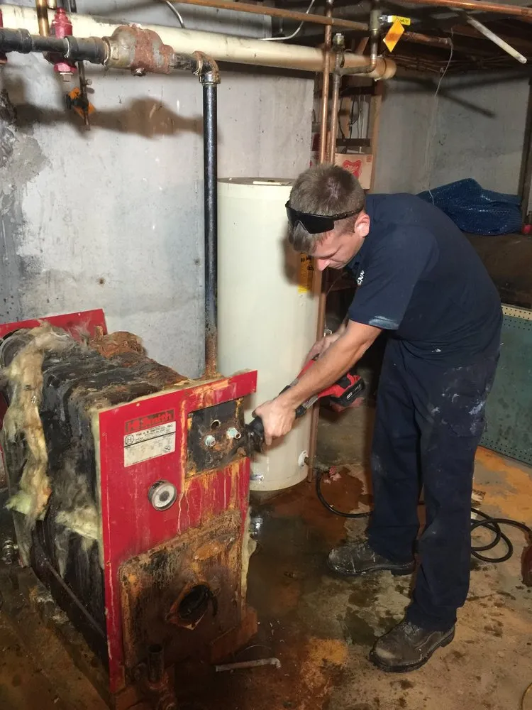 Slide of Denny's Gas Oil & Air Service