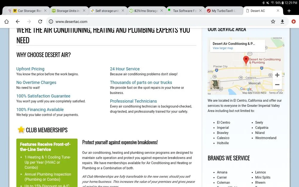 Slide of Desert Air Conditioning