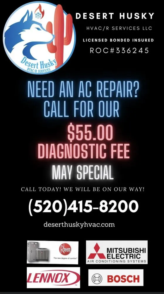 Slide of Desert Husky HVAC/R Services