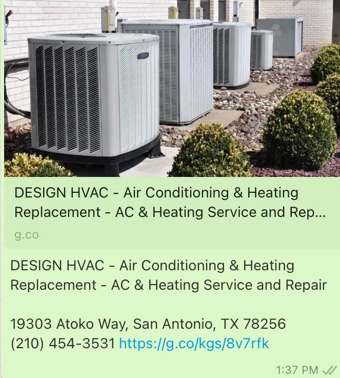 Slide of Design HVAC