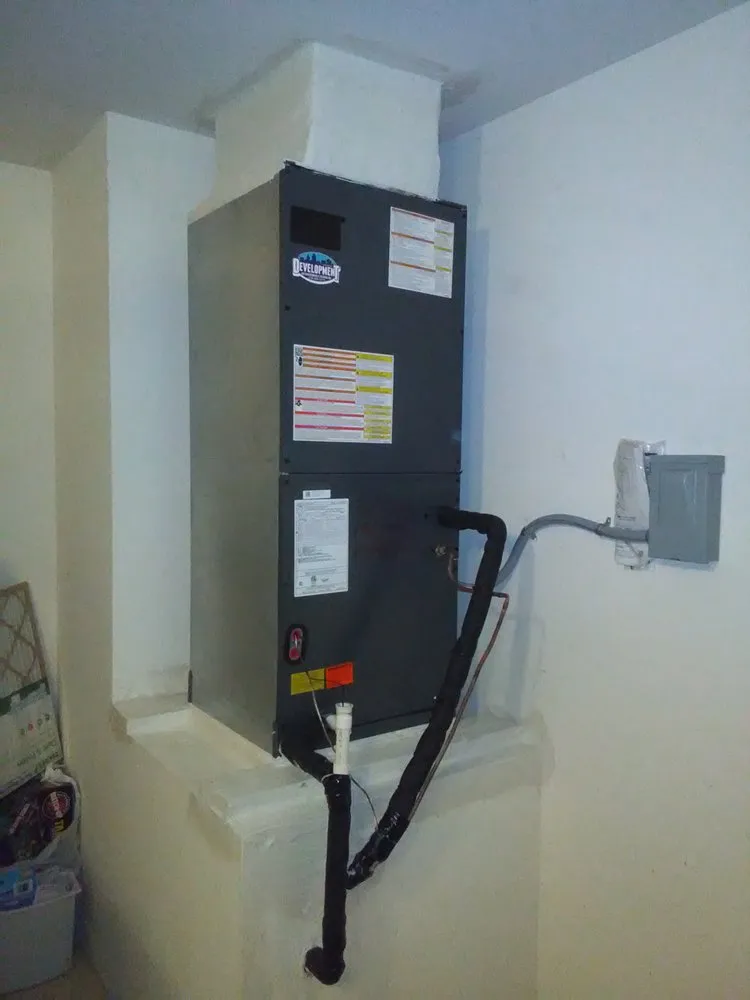 Slide of Development Air Conditioning and Heating