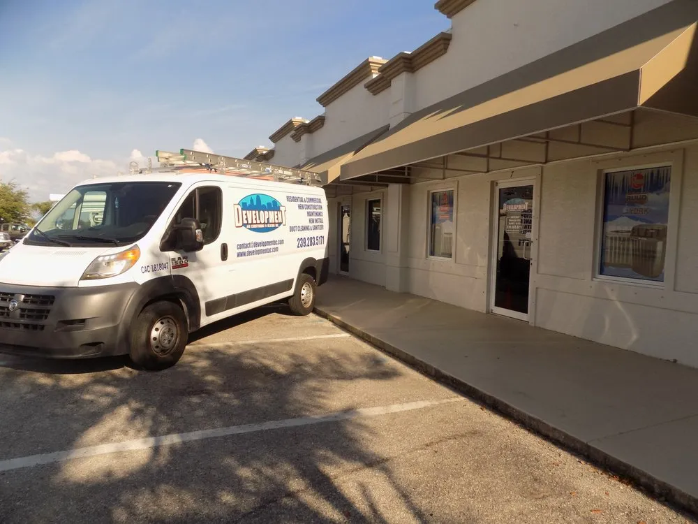 Slide of Development Air Conditioning and Heating