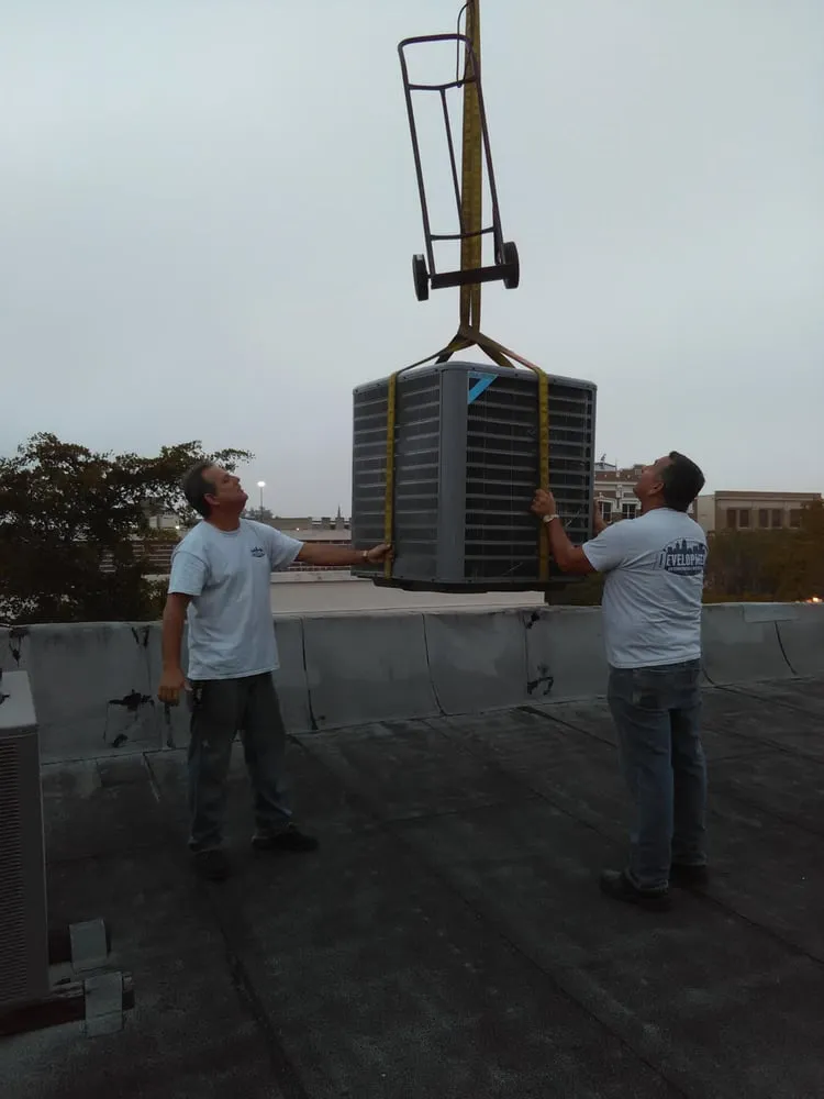 Slide of Development Air Conditioning and Heating