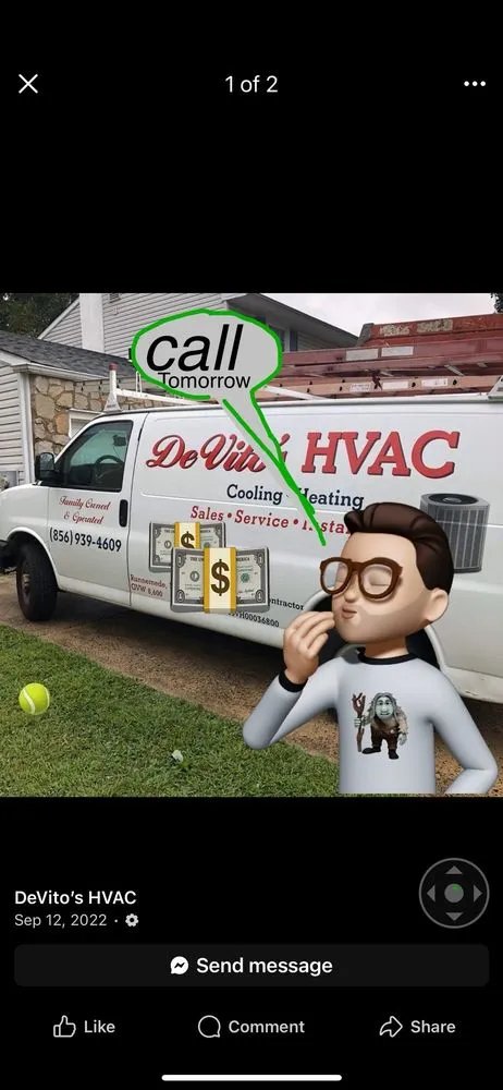 Slide of DeVito's Heating & Air