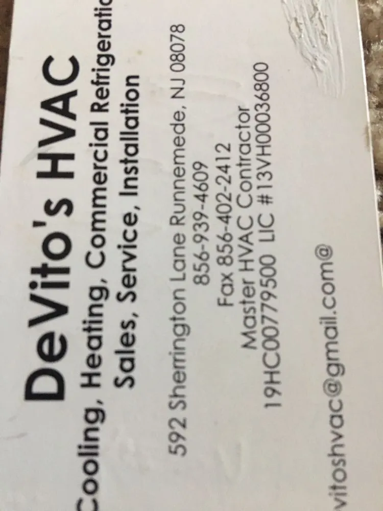 Slide of DeVito's Heating & Air