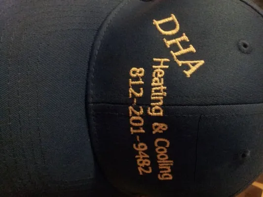 DHA Heating and Cooling Logo