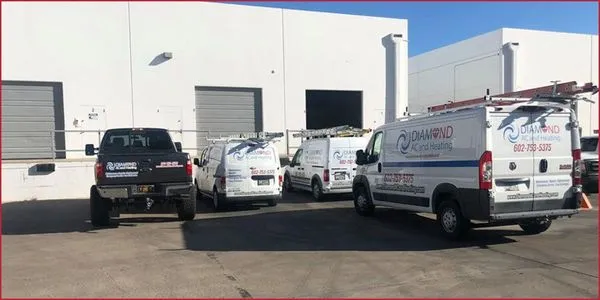 Diamond AC and Heating Logo