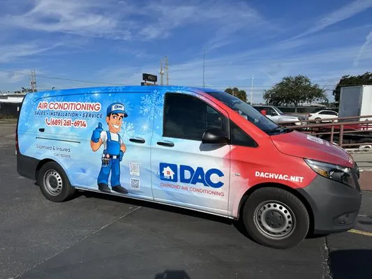 Diamond air conditioning and Heating Logo