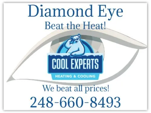 Diamond Eye Heating and Cooling Logo