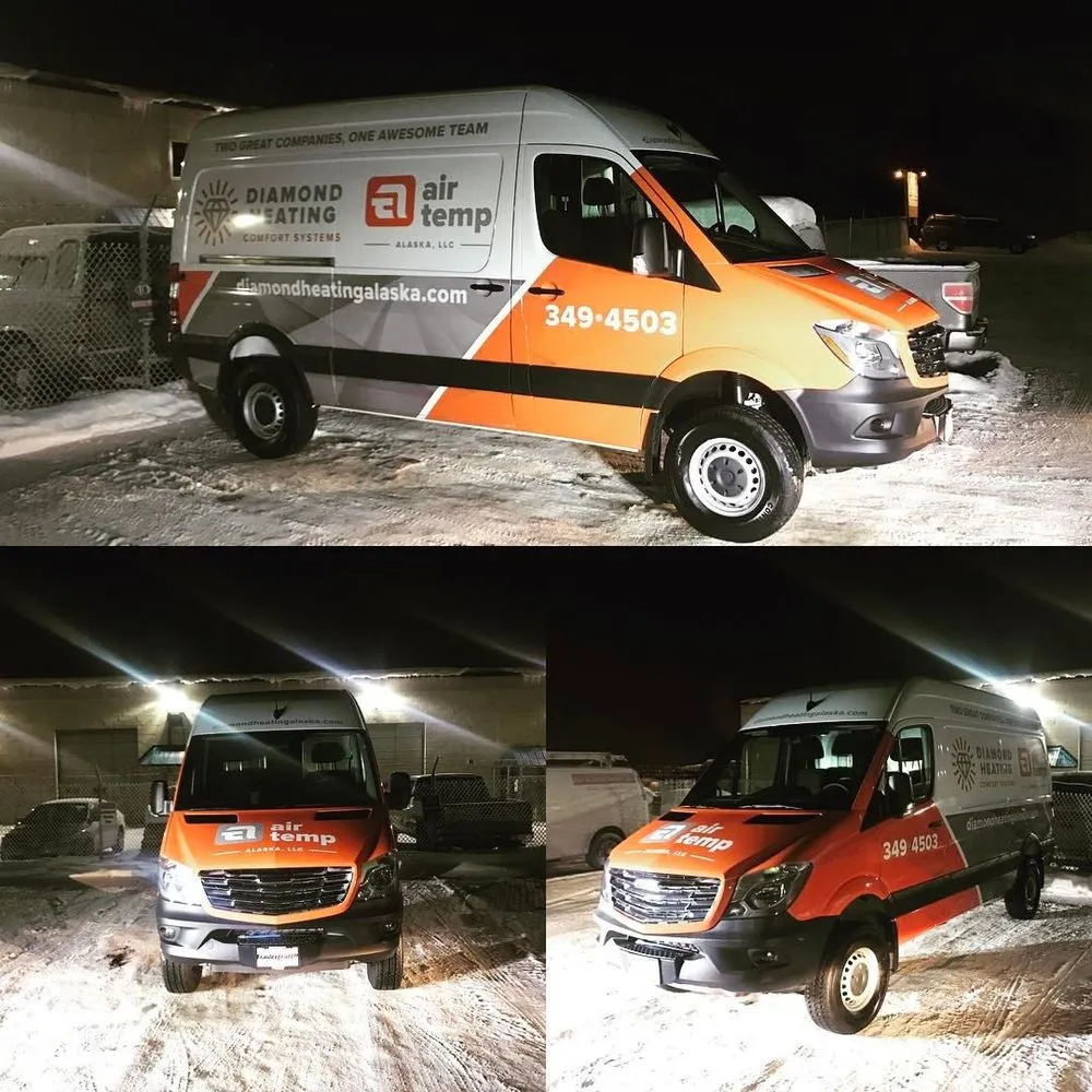 Slide of Diamond Heating/AirTemp Alaska