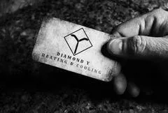 Diamond Y Heating and Cooling Logo