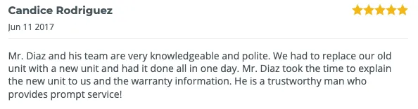 Slide of Diaz Services Air Conditioning & Heating