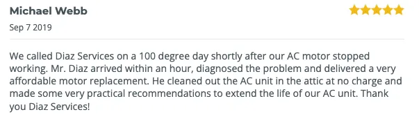 Slide of Diaz Services Air Conditioning & Heating