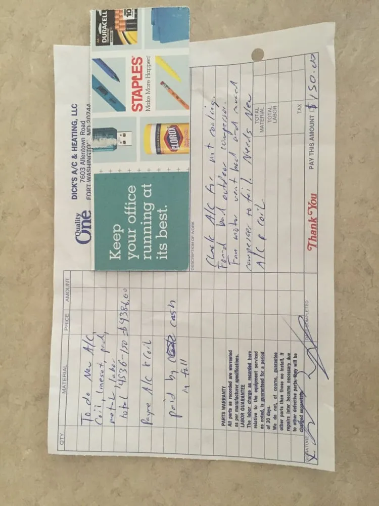 Slide of Dick's Air Conditioning & Heating