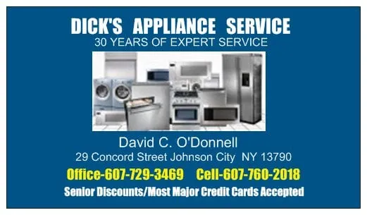 Slide of Dick's Appliance Services