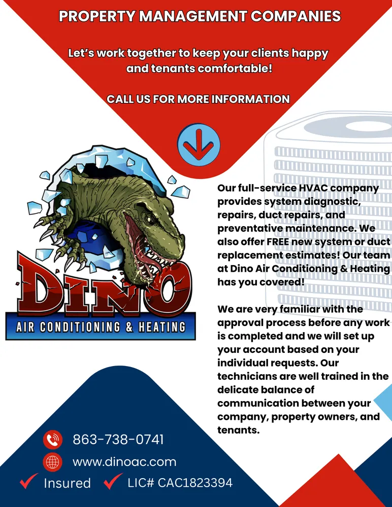 Slide of Dino Air Conditioning & Heating