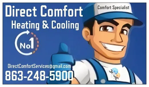Slide of Direct Comfort Heating & Cooling