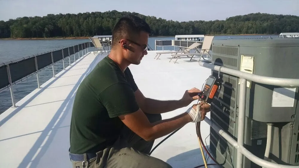 Slide of Direct Heating and Air