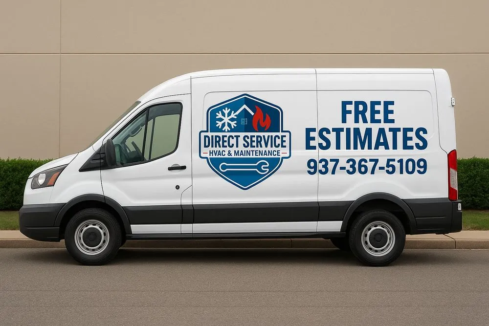 Slide of Direct Service HVAC & Maintenance