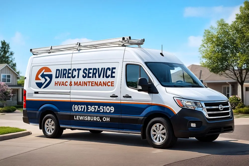 Slide of Direct Service HVAC & Maintenance