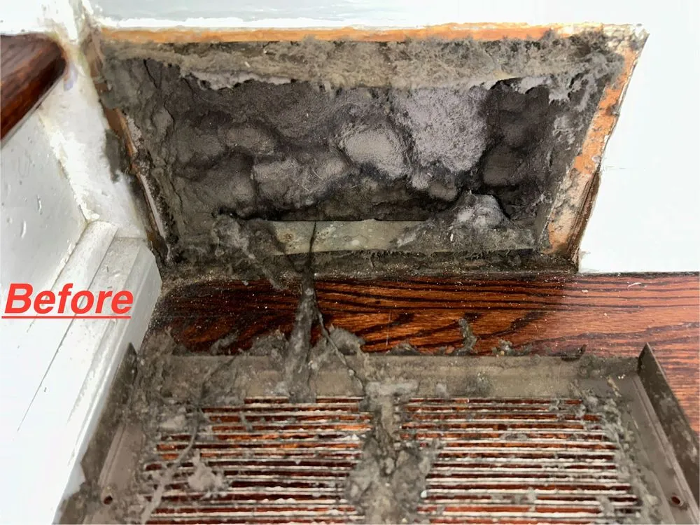Slide of Dirty Ducts The Ductwork Experts