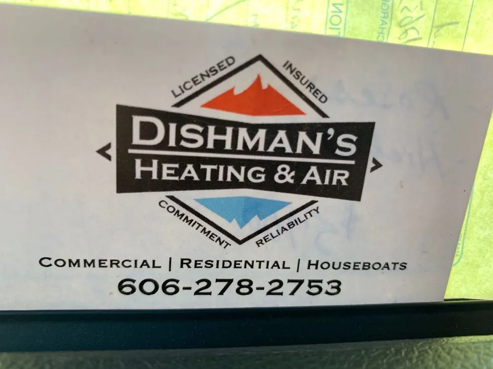 Slide of Dishman's Heating and Air