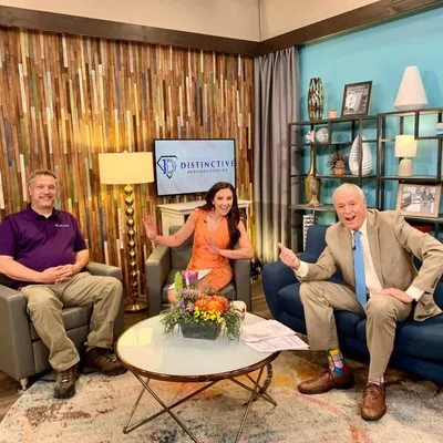 Distinctive Heating And Cooling Logo