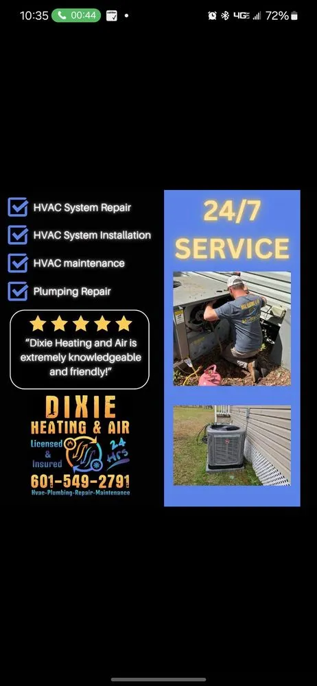 Slide of Dixie Heating and Air